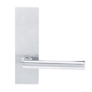 LOCKWOOD 22401NA/96SS ARTEFACT EXT PLATE, CYL HOLE, LEVER