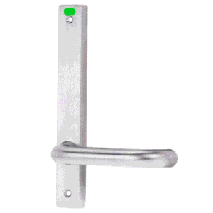 4912/70SC – LOCKWOOD 4912 SQ END PLATE W LED LENS CYL HOLE&70 LEVER