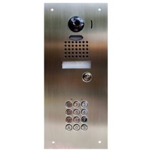AIP003A13REVC – SECURITY DESIGN CO Stainless Flush Mnt Plate for JO/JP Intercom Door Stn AC10U