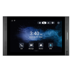 AKUVOX 10 INCH TOUCHSCREEN ANDROID MONITOR BLACK POE