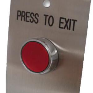 METAL MOM. RED SWITCH ON S/S PLATE PTE