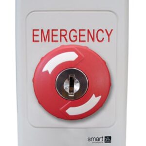 ARLSWP-20 – ACCESS PLASTIC EMERGENCY BUTTON, TWIST TO RELEASE WITH KEY