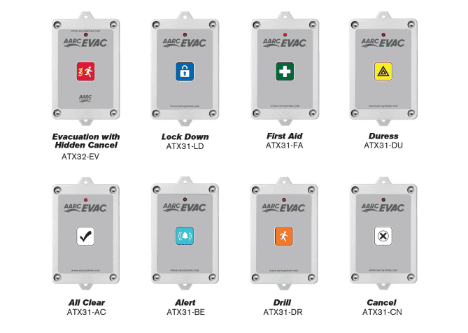 AARC TX 1CH WALL MOUNT, BELL / ASSIST BUTTON