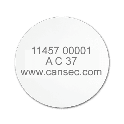 CA-CP1P-H37 – CANPROX STICK-ON HID 37 BITT PATCH DO NOT MOUNT ON METAL OR