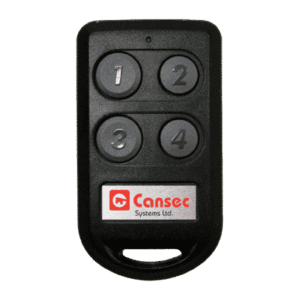CA-CP1TXFOB-37A – CANPROX DUAL TECHNOLOGY 4-BUTTON RF TRANSMITTER AWID 37 BITT