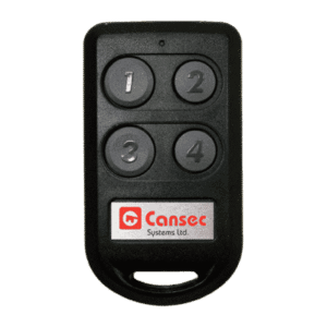 CA-CP1TXFOB-37H – CANPROX DUAL TECHNOLOGY 4-BUTTON RF TRANSMITTER HID 37 BITT