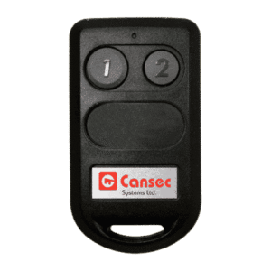 CA-CP1TXFOB2-37 – CANPROX MINI 2-BUTTON RF TRANSMITTER 37 BITT