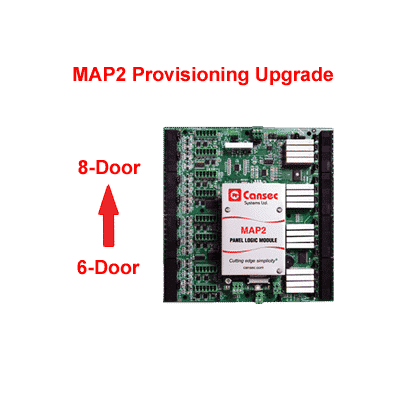 MAP2 6-DOOR UPGRADE TO 8-DOOR CONFIGURATION FIRST ACCESS KEY