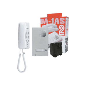 AIPHONE SILVER DOOR PHONE SET W/POWER SUPPLY