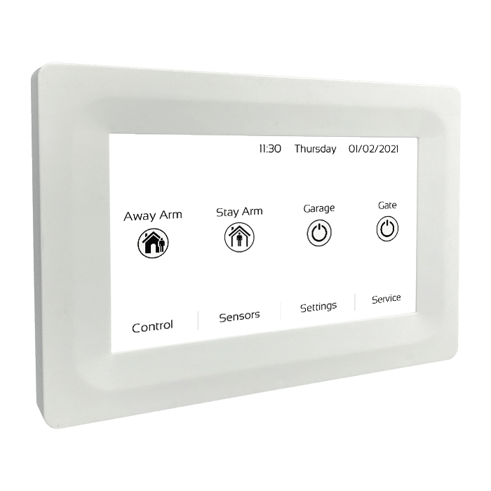 AAP 5in TOUCH Screen keypad, EM4100 Prox reader -White