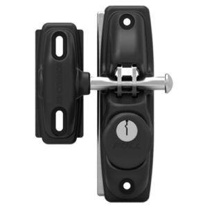 DBLE SIDE GRAVITY LATCH & FIXED HINGES