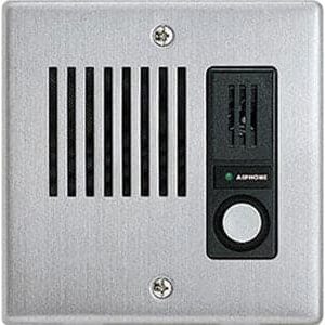 AIPHONE FLUSH MOUNT DOOR STATION, STAINLESS STEEL COVER