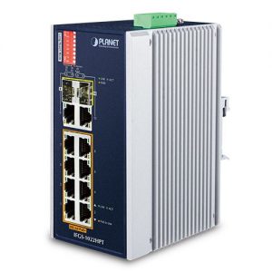 IND 8 PORT 10/100TX 802.3 AT POE+2 PORT GBIT TP/SFP COMB