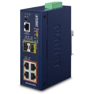 L2+ IND 4 PORT 10/100/1000T POE+2RT100/1000X SFP MANAGED