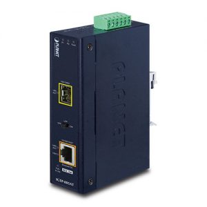 GIGABIT 802.3AT POE+ INDUSTRIAL MEDIA CONVERTER 75DEG