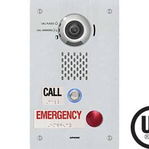 AIPHONE EMERGENCY VID DR STN W/CALL AND EMERGENCY BUTT