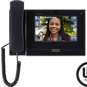 AIPHONE 7″ MASTER STATION W/HANDSET, BLACK