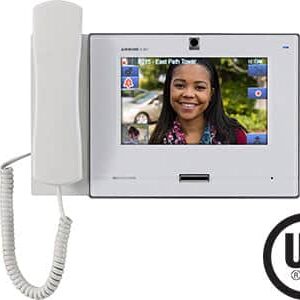 AIPHONE 7″ MASTER STATION W/HANDSET, WHITE