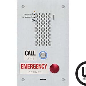 AIPHONE EMERGENCY AUD DR STN W/CALL AND EMERGENCY BUTT