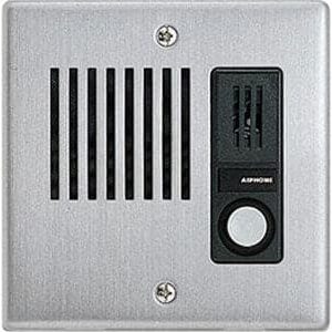 AIPHONE FLUSH MOUNT DR STATION, STAINLESS STEEL FACEPLATE