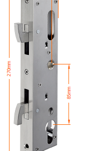 LIONHEAD HOOK LOCK 35MM BACKSET