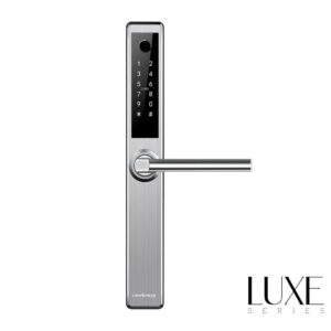LIONHEAD LUXE ERSKINE DIGITAL SLIMLINE ENTRANCE LOCK SILVER
