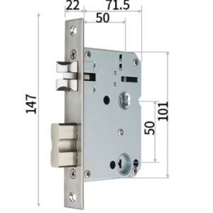 LIONHEAD SW MORTICE 5050 147MM
