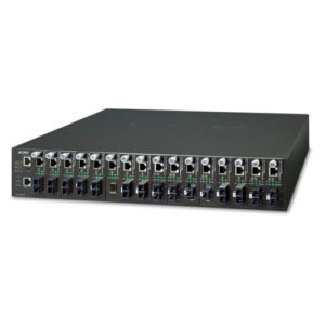 19″ 16 SLOT MEDIA CONV CHASSIS (AC PWR)