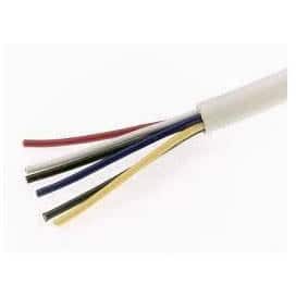MC76WH100W – MADISON CABLE 6 CORE 7/020 100M ROLL – WHITE