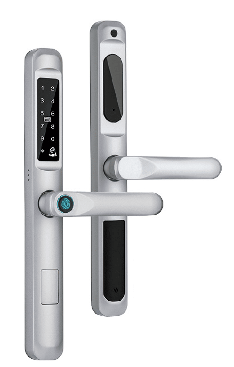 A236 DIGITAL SLIMLINE LOCK SILVER MORTICE 35MM BACK SET
