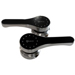 ML ASCOT Double Sided Digital Lock Satin Chrome-RO