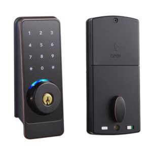 ML-M818-B-60/70 – MCGRATHLOCKS ML M818 BLACK DEAD BOLT WITH ADJUSTABLE LATCH 60/70