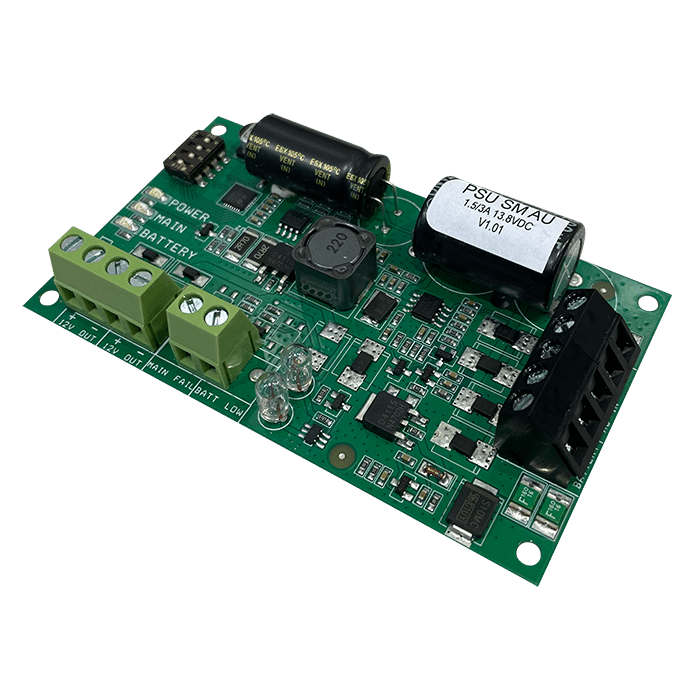AAP 1.6/3AMP SELECTABLE POWER SUPPLY BOARD – TRANSISTOR OUTP
