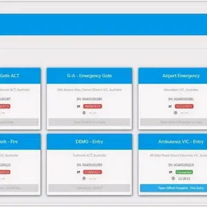 CONTROL ROOM ALLOWS OPENING DEVICES VIA CLOUD/ANNUAL CHARGE