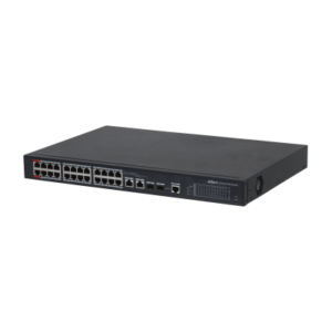 DAHUA 24-port 100 Mbps + 2-port Gigabit Managed PoE Switch