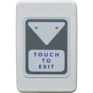PROX REX – TROJAN WALL PLATE PROX TOUCH TO EXIT BUTTON (2 LED’S)