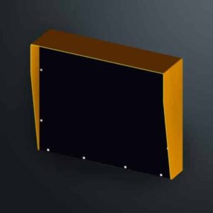 SERS3643 – SECURITY DESIGN CO 360HX430W RAIN HOOD ALUMIN MNT PNEL 60MM SPACE BEHIND PNL-PO
