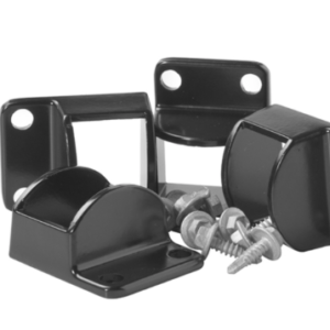CAST FENCE BRACKETS BLACK (X4)