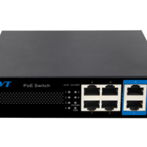 TVT Desktop 4 Port POE Switch with 2 Uplinks