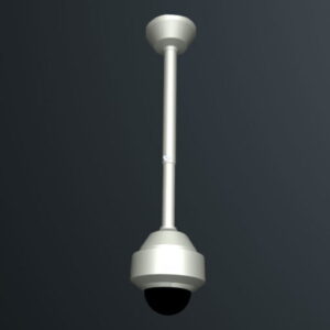 3000-5900MM ADJ TELESCOPIC DROPPER POLE KITS-BRKT&BOLT(WHT)