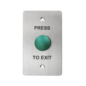 TRUVUE NO/NC/COM,EXIT BUTTON,115X70MM,BLACK MUSHROOM