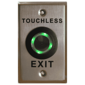 TOUCHLESS EXIT BUTTON IP66 NO/NC – STAINLESS STEEL PLATE