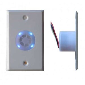 4IN1 COMBO SIREN/STROBE/BUZZ/BLUE LED IND ON GPO PLATE