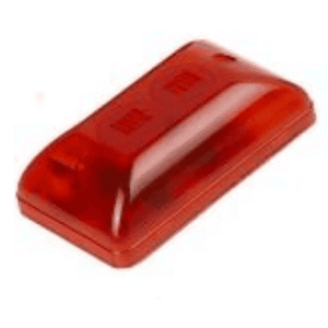 LD95B STROBE / PIEZO- 3 WIRE (LENS ALL RED)