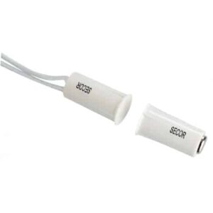 REED SWITCH STUBBY FLUSH MNT 10MM WHITE L-19MM